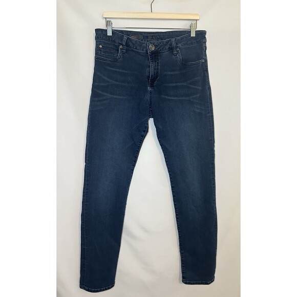 Kut From the‎ Kloth Diana Skinny Denim Jeans Dark Blue Stretch Mid Rise Women 12 - Picture 1 of 11